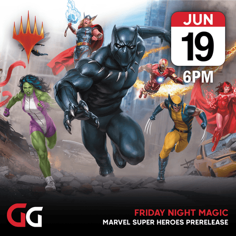 Friday Night Magic: Marvel Super Heroes Prerelease Event | 19th June 2026 | Skipton - Gathering Games