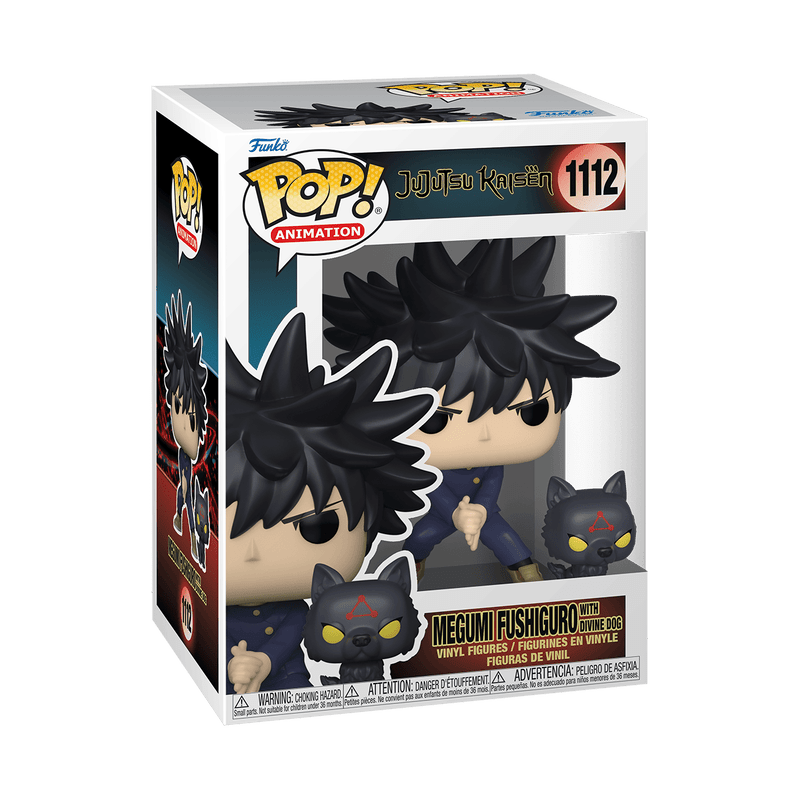 Funko POP! Animation 1112: Jujutsu Kaisen - Megumi Fushiguro with Divine Dog - Gathering Games