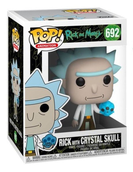 Funko Pop! Animation 692: Rick and Morty - Rick with Crystal Skull - Gathering Games