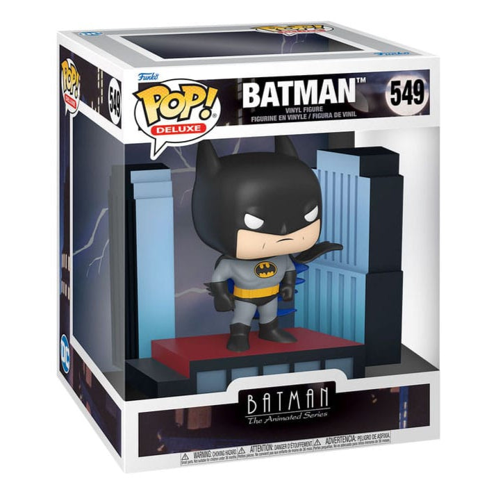 Funko POP! Animation Deluxe 549: Batman: The Animated Series - Batman on Rooftop - Gathering Games