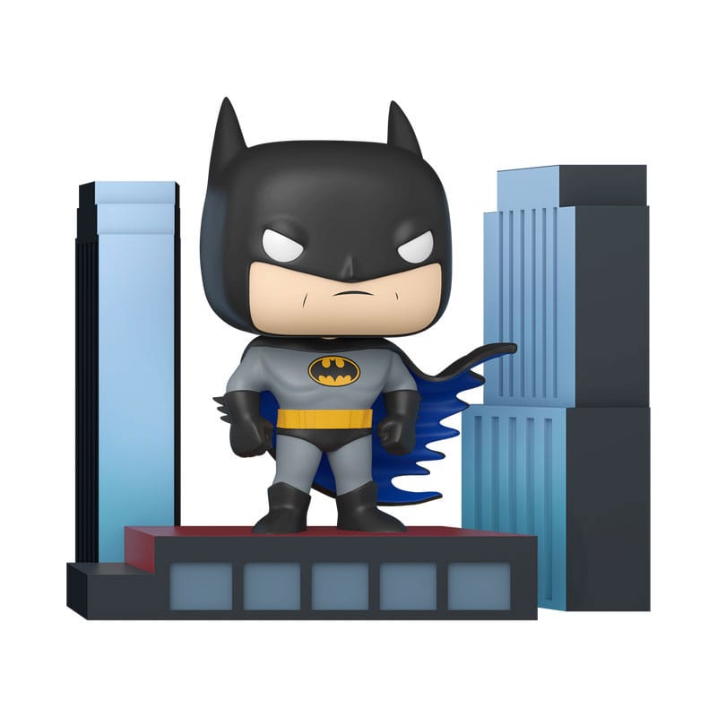 Funko POP! Animation Deluxe 549: Batman: The Animated Series - Batman on Rooftop - Gathering Games