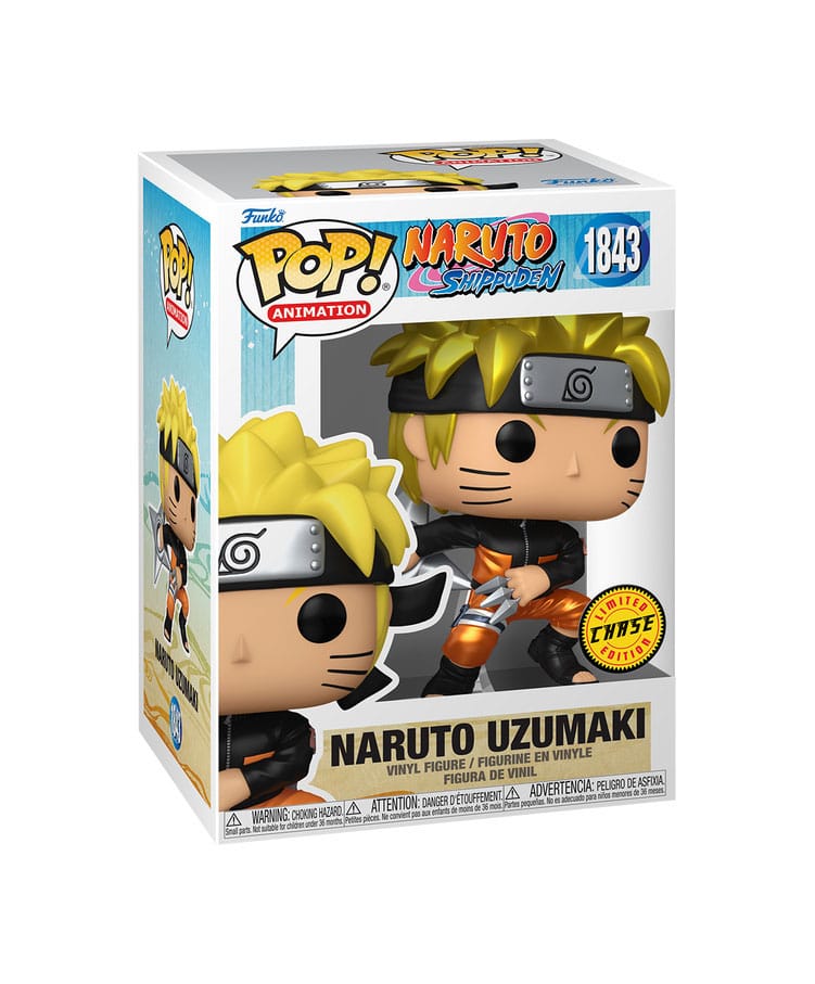 Funko Pop! Animation Vinyl: Naruto POP! Naruto with Shuriken CHASE - Gathering Games