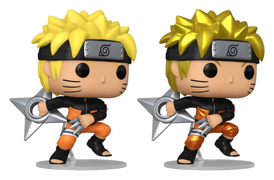 Funko Pop! Animation Vinyl: Naruto POP! Naruto with Shuriken CHASE - Gathering Games