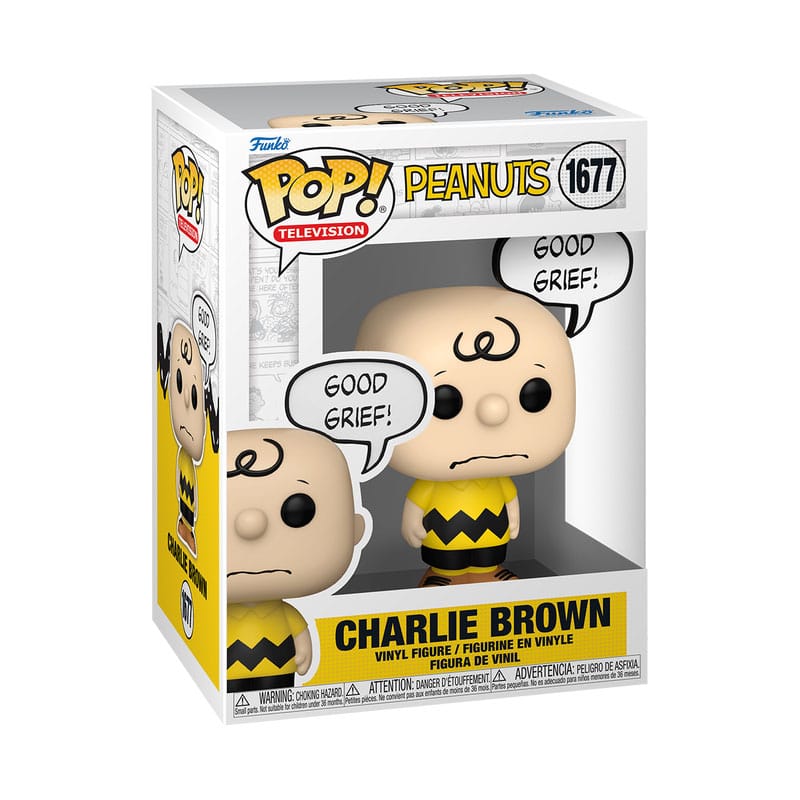 Funko Pop! Animation Vinyl: Peanuts POP! Figure Charlie Brown (Good Grief!) - Gathering Games