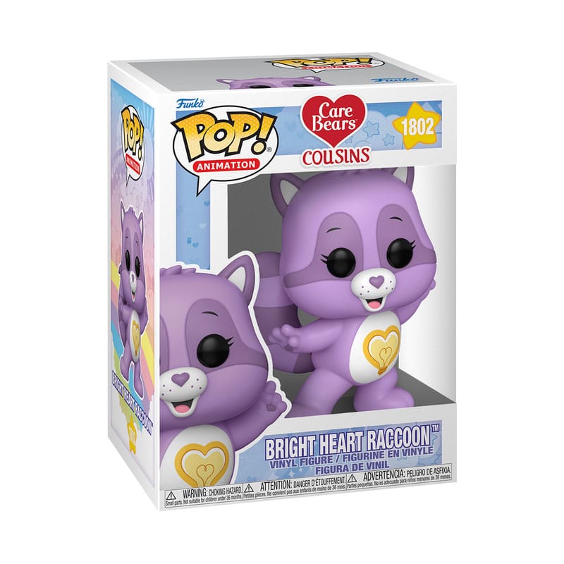 Funko Pop! Animation Vinyl: The Care Bears POP! Bright Heart Raccoon - Gathering Games