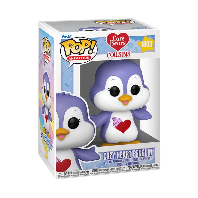 Funko Pop! Animation Vinyl: The Care Bears POP! Cozy Heart Penguin - Gathering Games
