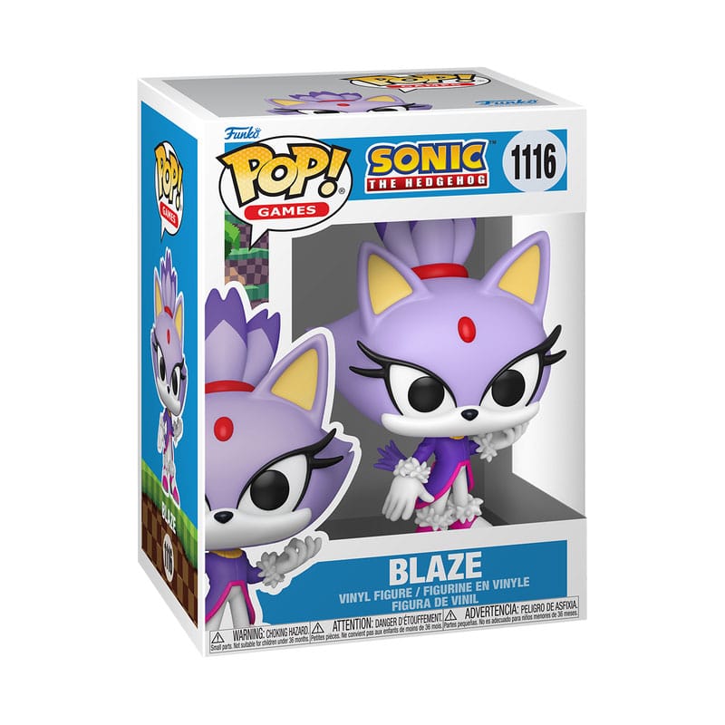 Funko POP! Games 1116: Sonic the Hedgehog - Blaze the Cat - Gathering Games