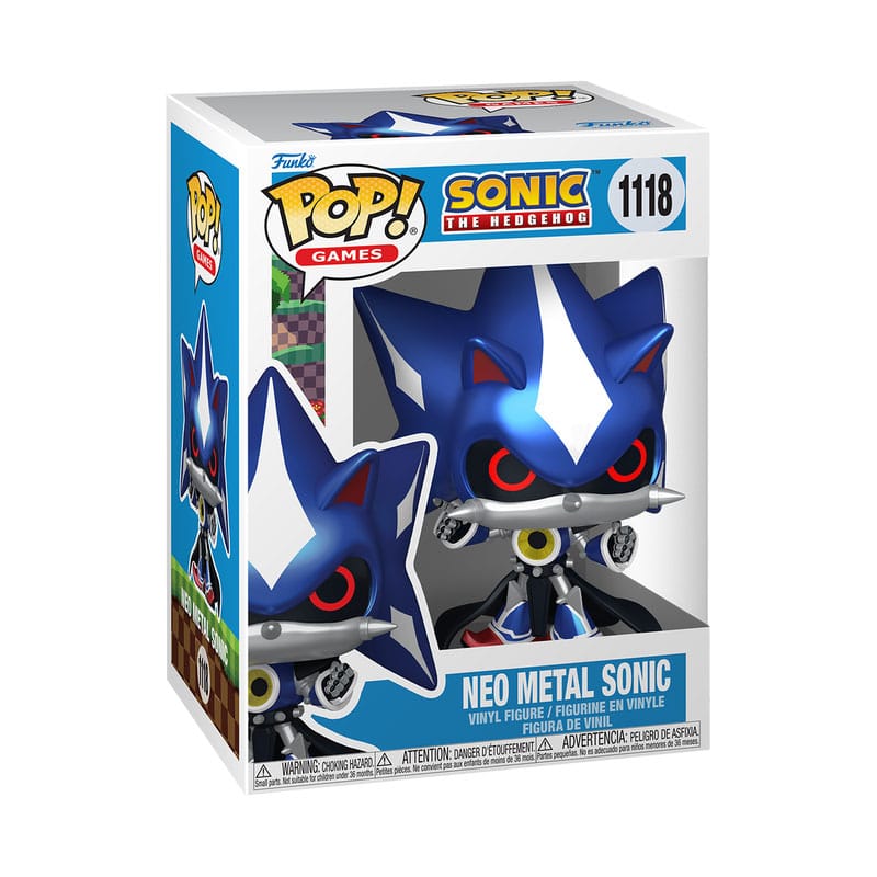 Funko POP! Games 1118: Sonic the Hedgehog - Neo Metal Sonic - Gathering Games
