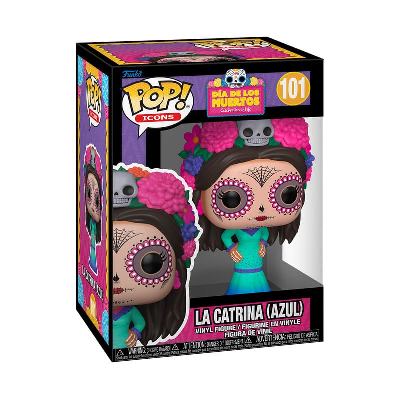 Funko POP! Icons 101: Dia de Los Muertos - La Catrina (Azul) - Gathering Games