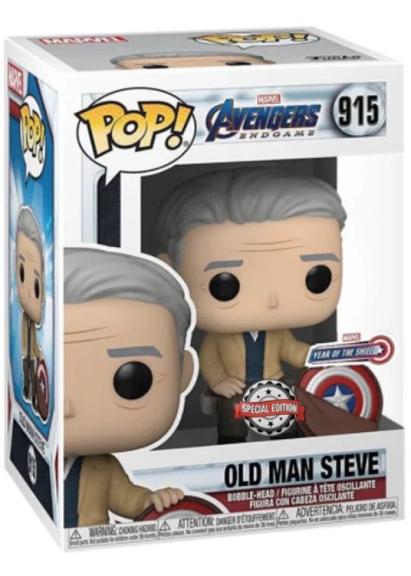 Funko Pop! Marvel Vinyl: Year of the Shield 80th Anniversary POP! Old Man Steve - Gathering Games
