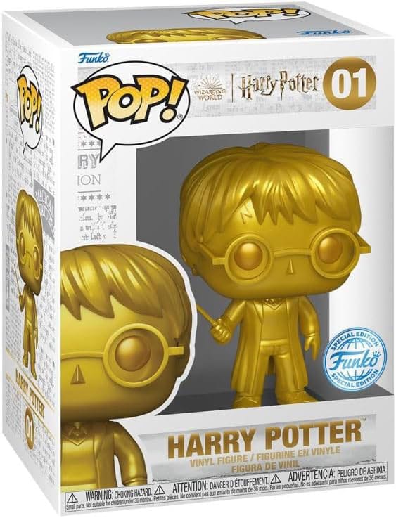 Funko Pop! Movies 01: Gold Harry Potter (Exclusive Version) - Gathering Games