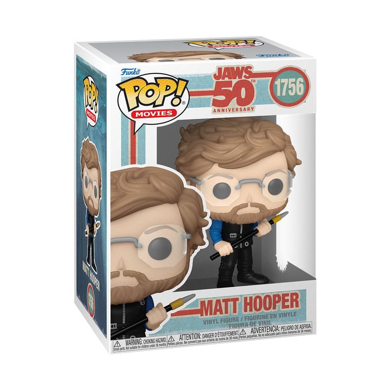 Funko Pop! Movies 1756: Jaws 50th Anniversary - Matt Hooper - Gathering Games