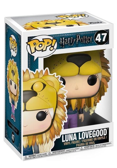 Funko Pop! Movies 47: Harry Potter - Luna Lovegood with Lion Head - Gathering Games