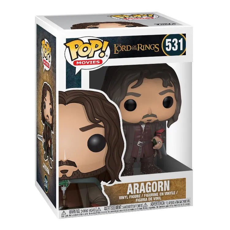 Funko Pop! Movies 531: The Lord of the Rings - Aragorn - Gathering Games