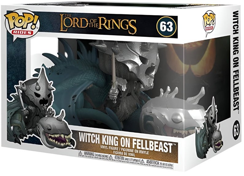 Funko POP! Movies 63: The Lord of the Rings Rides - Witch King on Fellbeast - Gathering Games