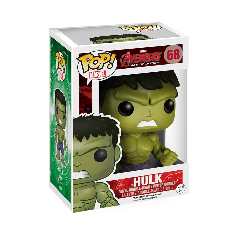 Funko Pop! Movies 68: Avengers Age of Ultron - Bobble - Head Hulk - Gathering Games