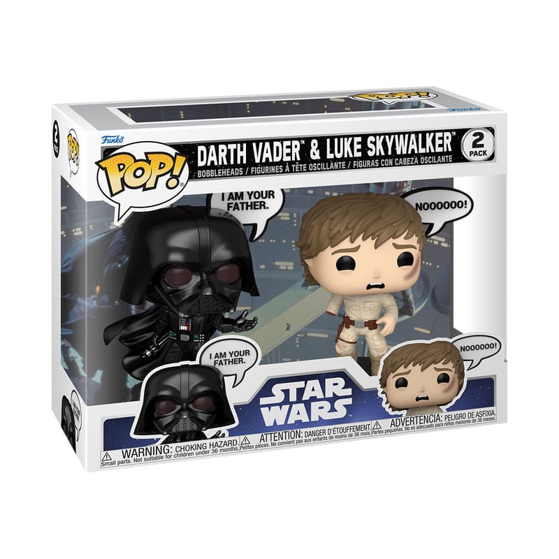 Funko POP! Movies: Star Wars - Darth Vader & Luke Skywalker 2 Pack - Gathering Games