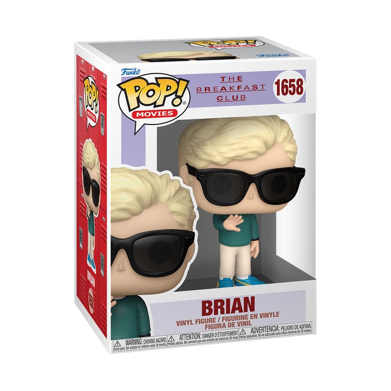 Funko Pop! Movies Vinyl: The Breakfast Club POP! Figure Brian - Gathering Games