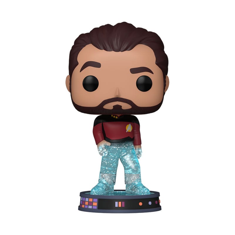 Funko POP! Plus Movies 1688: Star Trek - William T. Riker on Transporter (Glitter) - Gathering Games