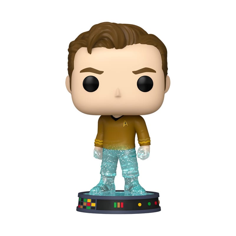 Funko POP! Plus Movies 1689: Star Trek - James T. Kirk on Transporter (Glitter) - Gathering Games