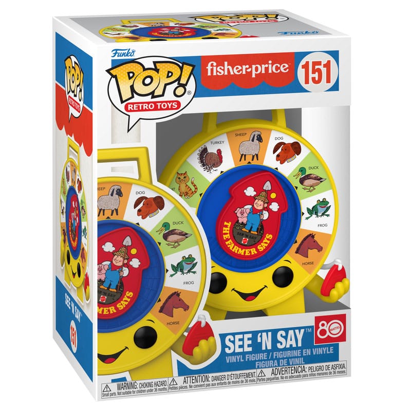 Funko POP! Retro Toys 151: fisher - price - See 'N Say - Gathering Games