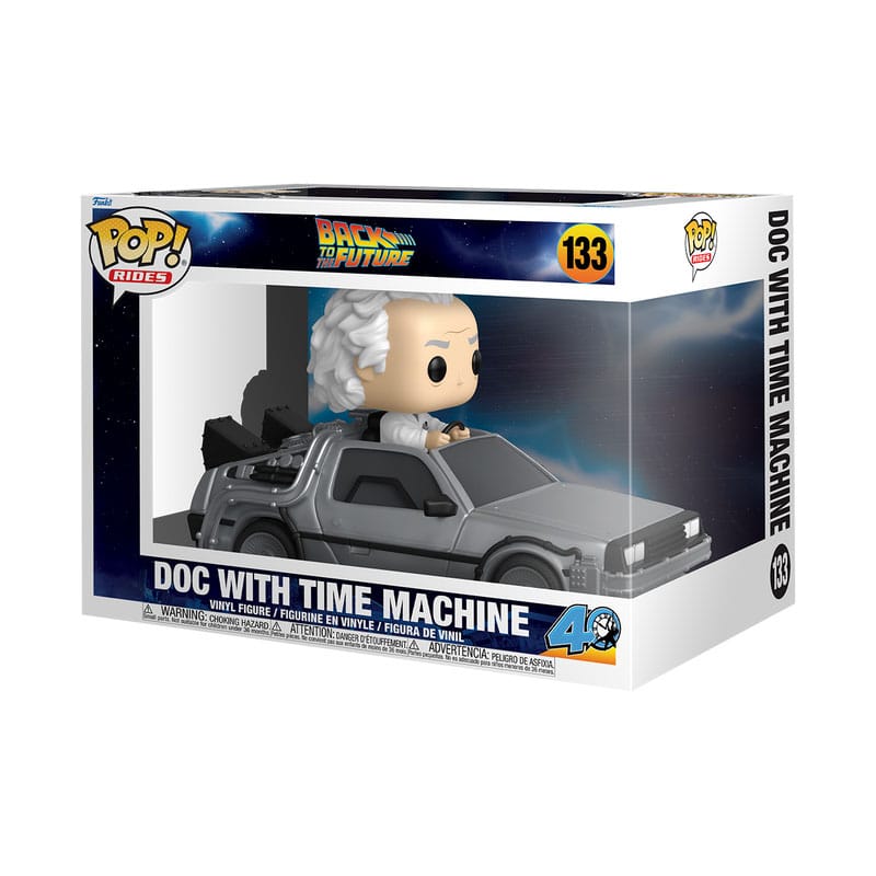 Funko POP! Rides 133: Back to the Future - Doc with Time Machine - Gathering Games