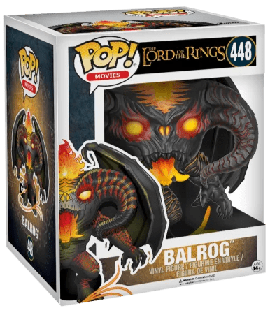 Funko Pop! Super - Sized Movies 448: The Lord of the Rings - Balrog - Gathering Games
