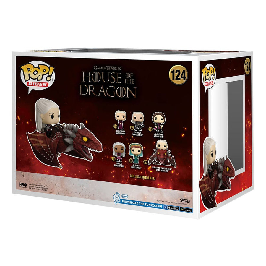 Funko POP! TV 124: House of the Dragon Rides - Rhaenys Targaryen & Meleys - Gathering Games