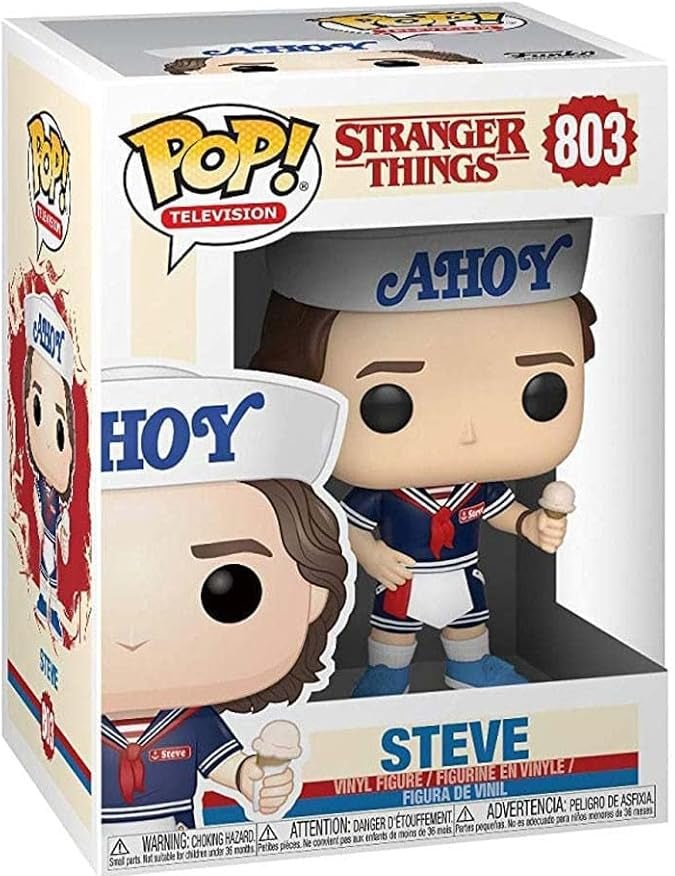 Funko POP! TV 803: Stranger Things - Steve with Hat and Ice Cream - Gathering Games