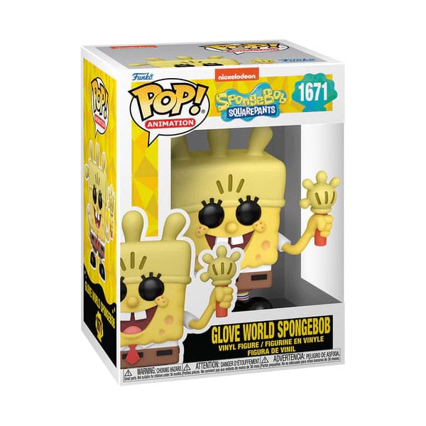 Funko Pop! Vinyl: SpongeBob SquarePants 25th Anniversary POP! SpongeBob with Glove Light - Gathering Games