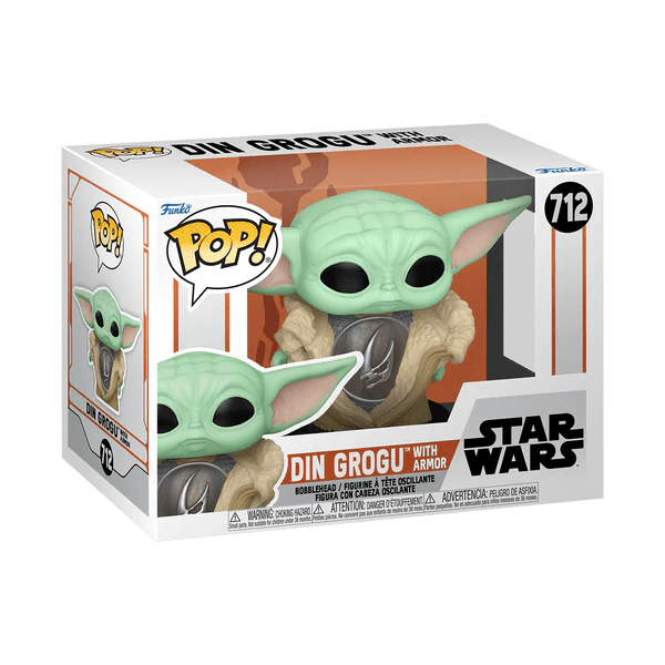 Funko Pop! Vinyl: Star Wars: Mandalorian POP! Grogu with Armor - Gathering Games