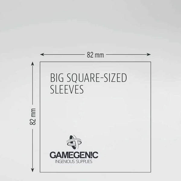 Gamegenic - Big Square Board Game Sleeves - Clear (100 count) - 2