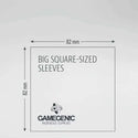 Gamegenic - Big Square Board Game Sleeves - Clear Matte (100 count) - 2