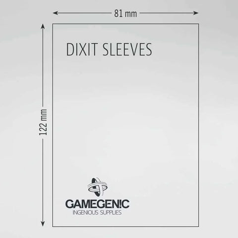 Gamegenic - Dixit Board Game Sleeves - Clear Matte (100 count) - Gathering Games