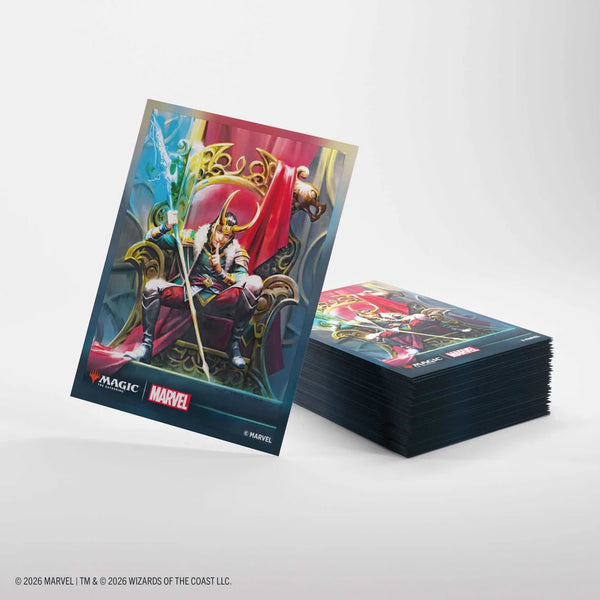 Gamegenic - Magic: The Gathering Marvel Super Heroes Premium Art Sleeves - Loki/Doctor Doom - 4