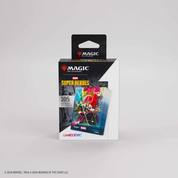 Gamegenic - Magic: The Gathering Marvel Super Heroes Premium Art Sleeves - Loki/Doctor Doom - 1