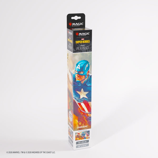 Gamegenic - Magic: The Gathering Marvel Super Heroes Prime Playmat - Captain America, Super-Soldier - 3