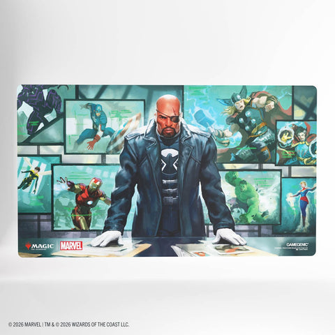 Gamegenic - Magic: The Gathering Marvel Super Heroes Prime Playmat - Director Nick Fury - Gathering Games