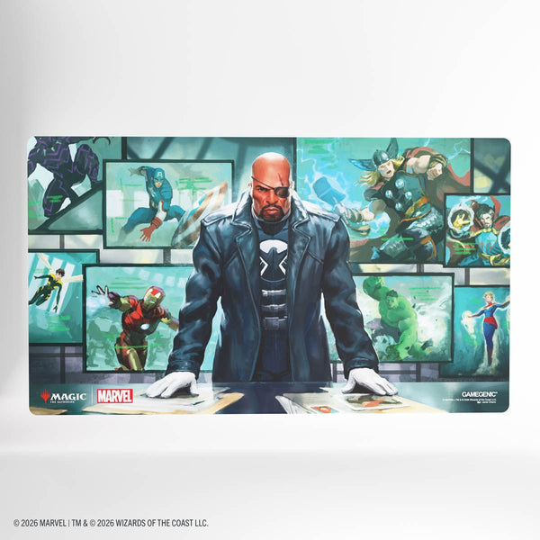 Gamegenic - Magic: The Gathering Marvel Super Heroes Prime Playmat - Director Nick Fury - 2