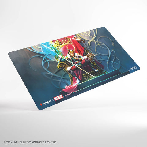 Gamegenic - Magic: The Gathering Marvel Super Heroes Prime Playmat - Loki Laufeyson - Gathering Games