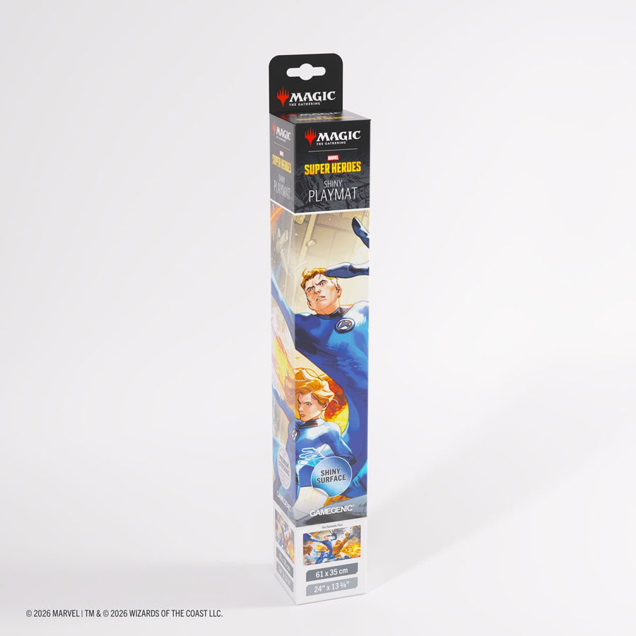 Gamegenic - Magic: The Gathering Marvel Super Heroes Shiny Playmat - The Fantastic Four - Gathering Games