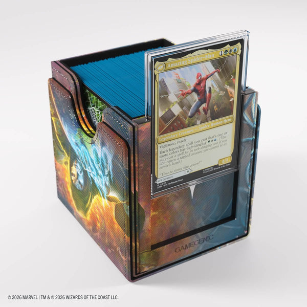 Gamegenic - Magic: The Gathering Marvel Super Heroes Sidekick PRO 100+ XL Deck Box - Doom/Loki - 8