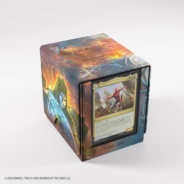 Gamegenic - Magic: The Gathering Marvel Super Heroes Sidekick PRO 100+ XL Deck Box - Doom/Loki - 4