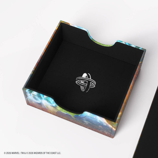 Gamegenic - Magic: The Gathering Marvel Super Heroes Sidekick PRO 100+ XL Deck Box - Doom/Loki - 13