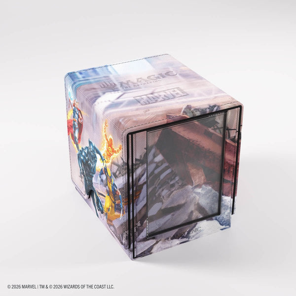 Gamegenic - Magic: The Gathering Marvel Super Heroes Sidekick PRO 100+ XL Deck Box - Marvel Super Heroes - 18