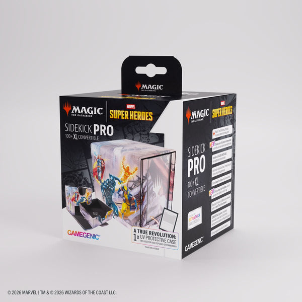 Gamegenic - Magic: The Gathering Marvel Super Heroes Sidekick PRO 100+ XL Deck Box - Marvel Super Heroes - 26