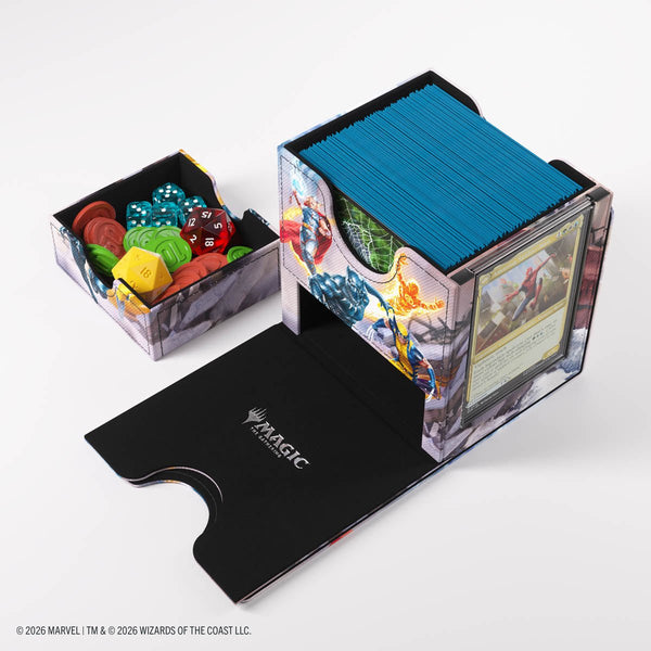 Gamegenic - Magic: The Gathering Marvel Super Heroes Sidekick PRO 100+ XL Deck Box - Marvel Super Heroes - 12
