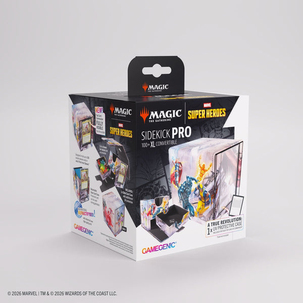 Gamegenic - Magic: The Gathering Marvel Super Heroes Sidekick PRO 100+ XL Deck Box - Marvel Super Heroes - 25