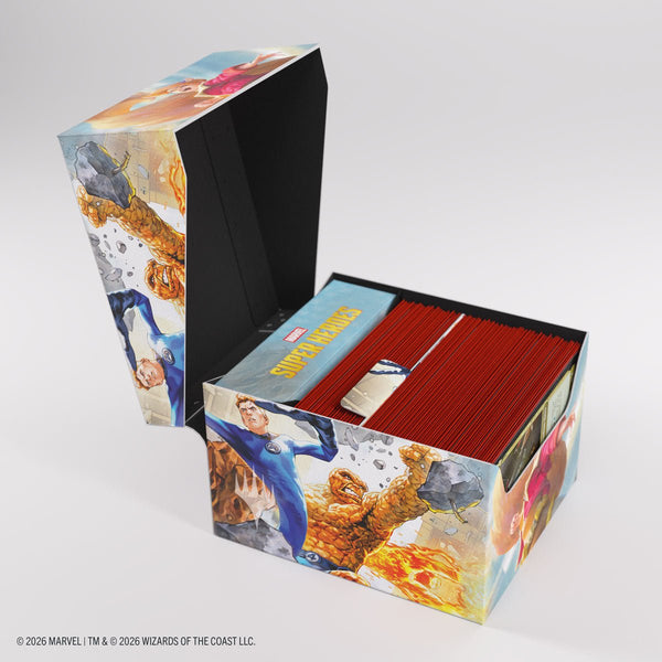Gamegenic - Magic: The Gathering Marvel Super Heroes Soft Crate 100+ XL Sideloading Deck Box - The Fantastic Four/Go Nuts! - 5