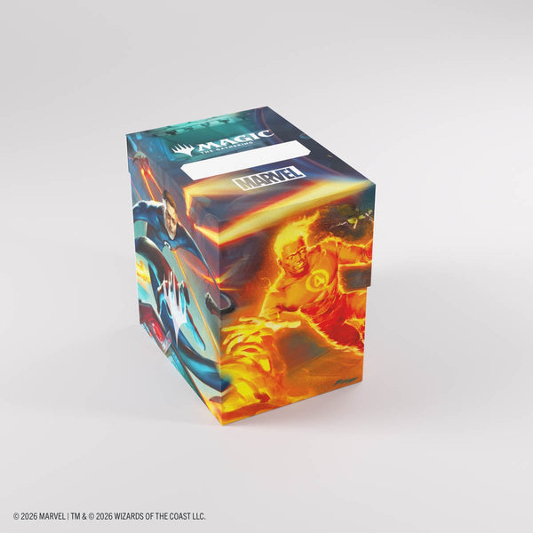 Gamegenic - Magic: The Gathering Marvel Super Heroes Soft Dynacrate 100+ XL Deck Box - Fantastic Four Unleashed - 3